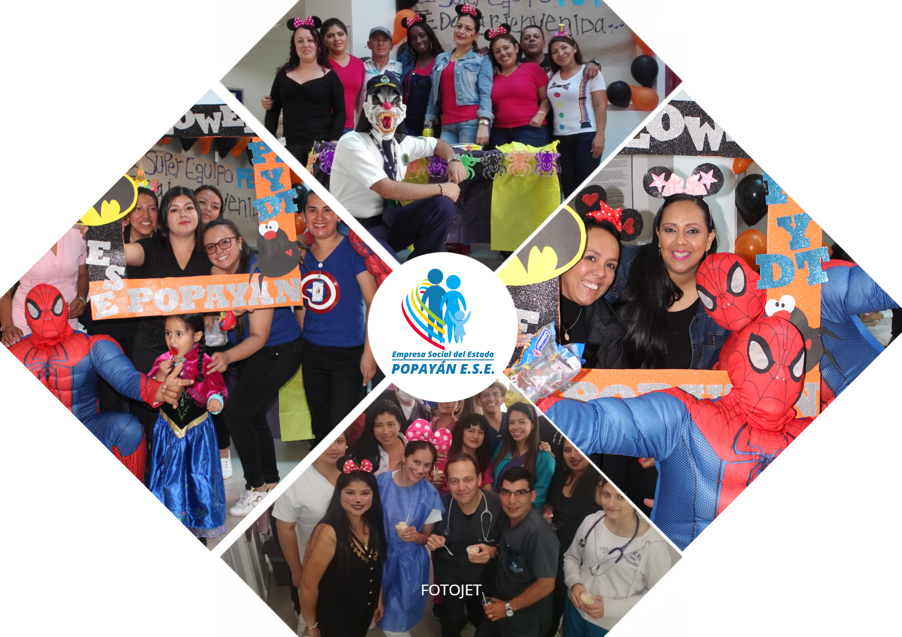 Unidos por los niños en los puntos de la E.S.E Popayán