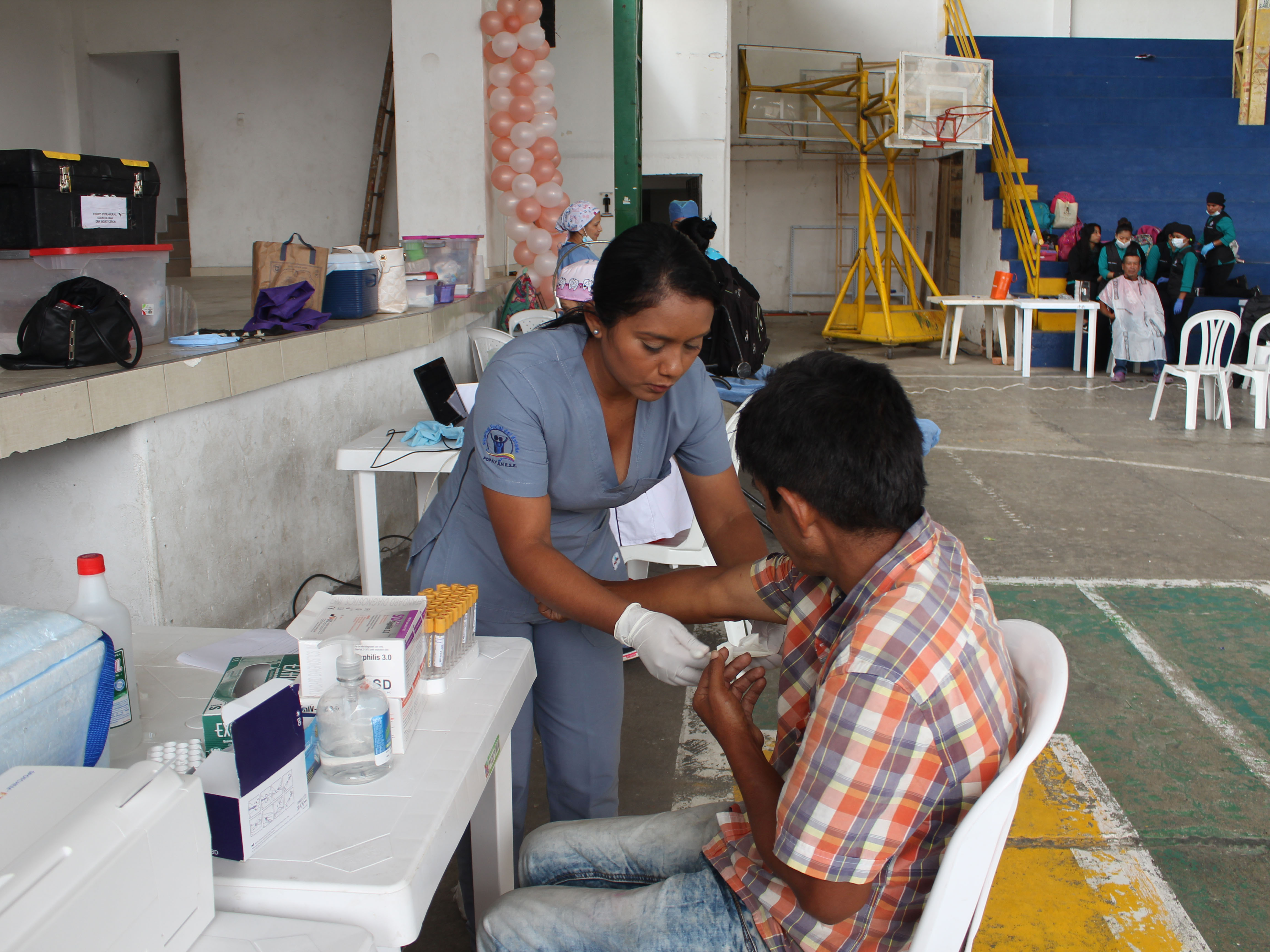 Servicio de exámenes de laboratorio al instante