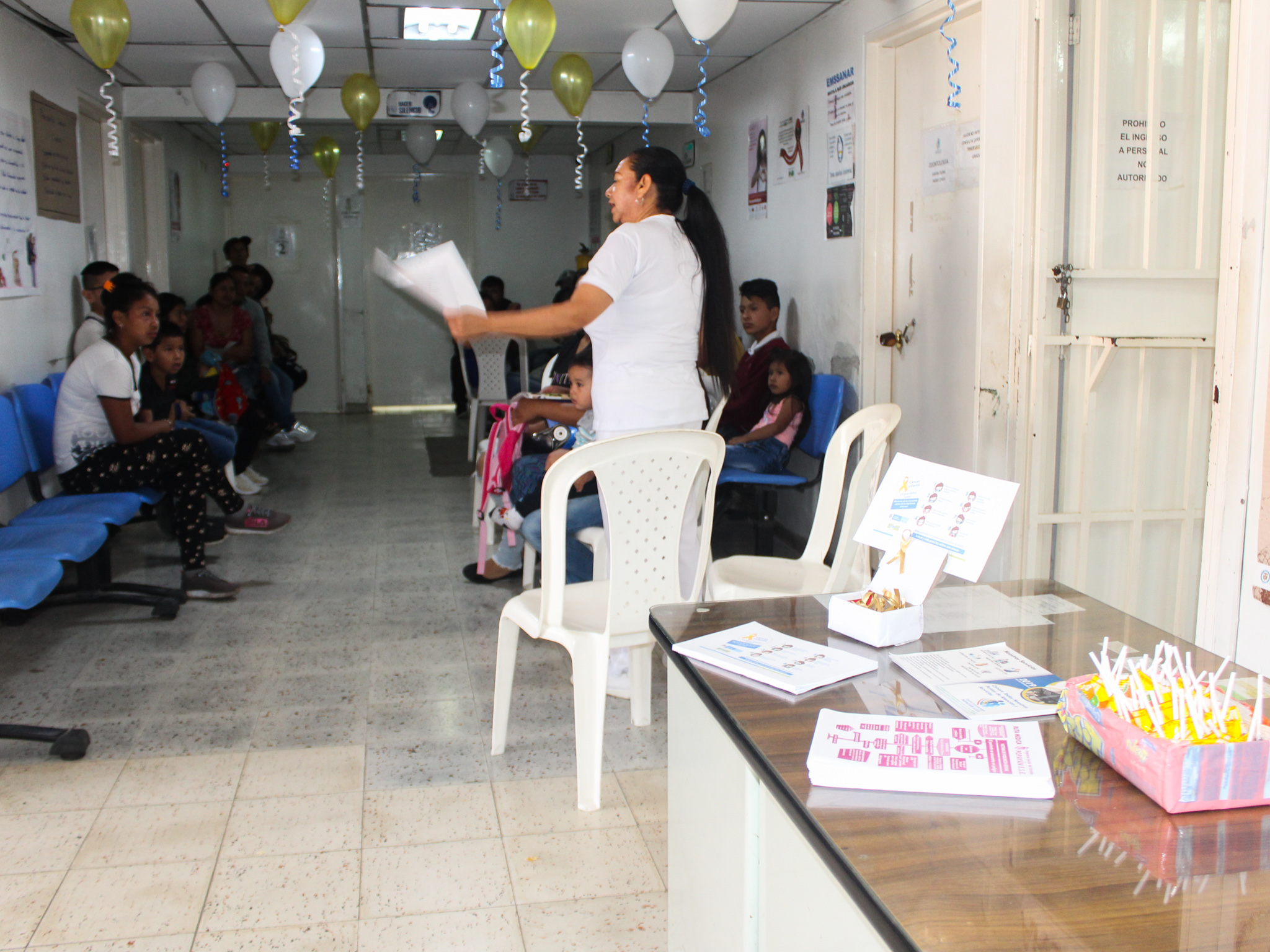 Coordinadora de punto Enfermera jefe Gloria Rojas