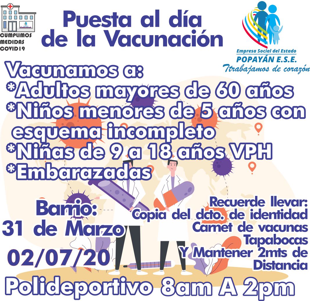 31 marzo próximo 2 de julio 2020