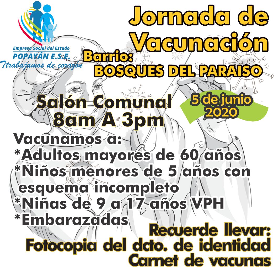 BOSQUES DEL PARAISO POPAYÁN 5 JUNIO