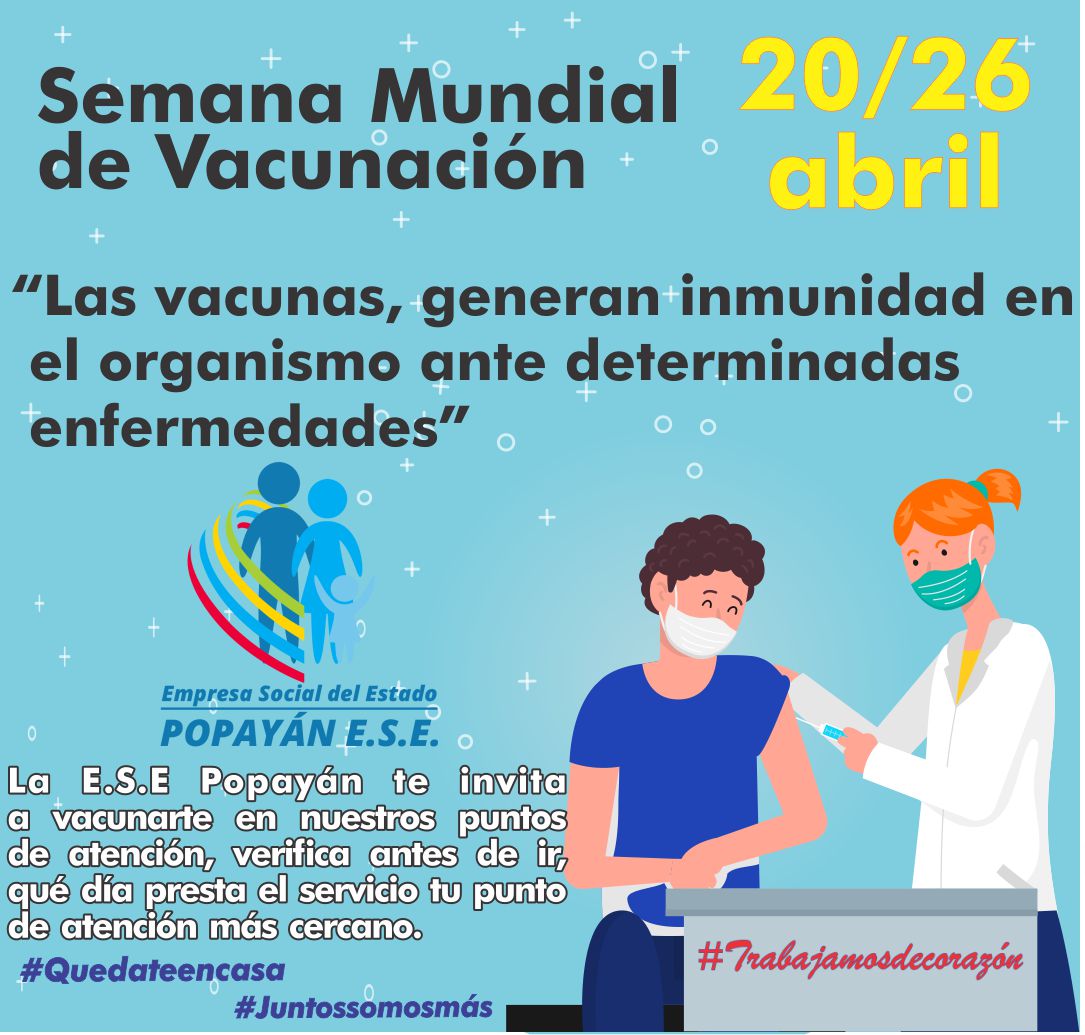 Nota día Mundial de la Inmunización