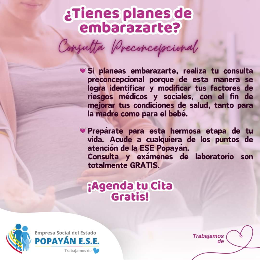 ¿Tienes planes de embarazarte?