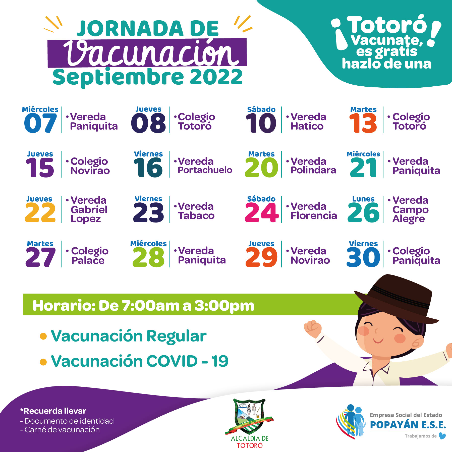 VACUNACION TOTORÓ