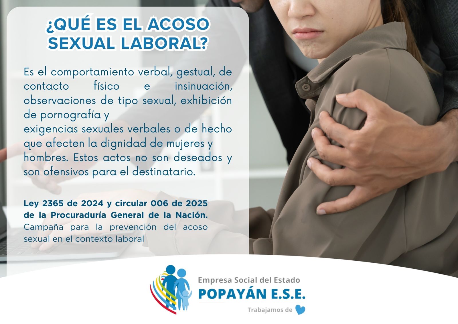 Tolerancia cero frente al acoso sexual