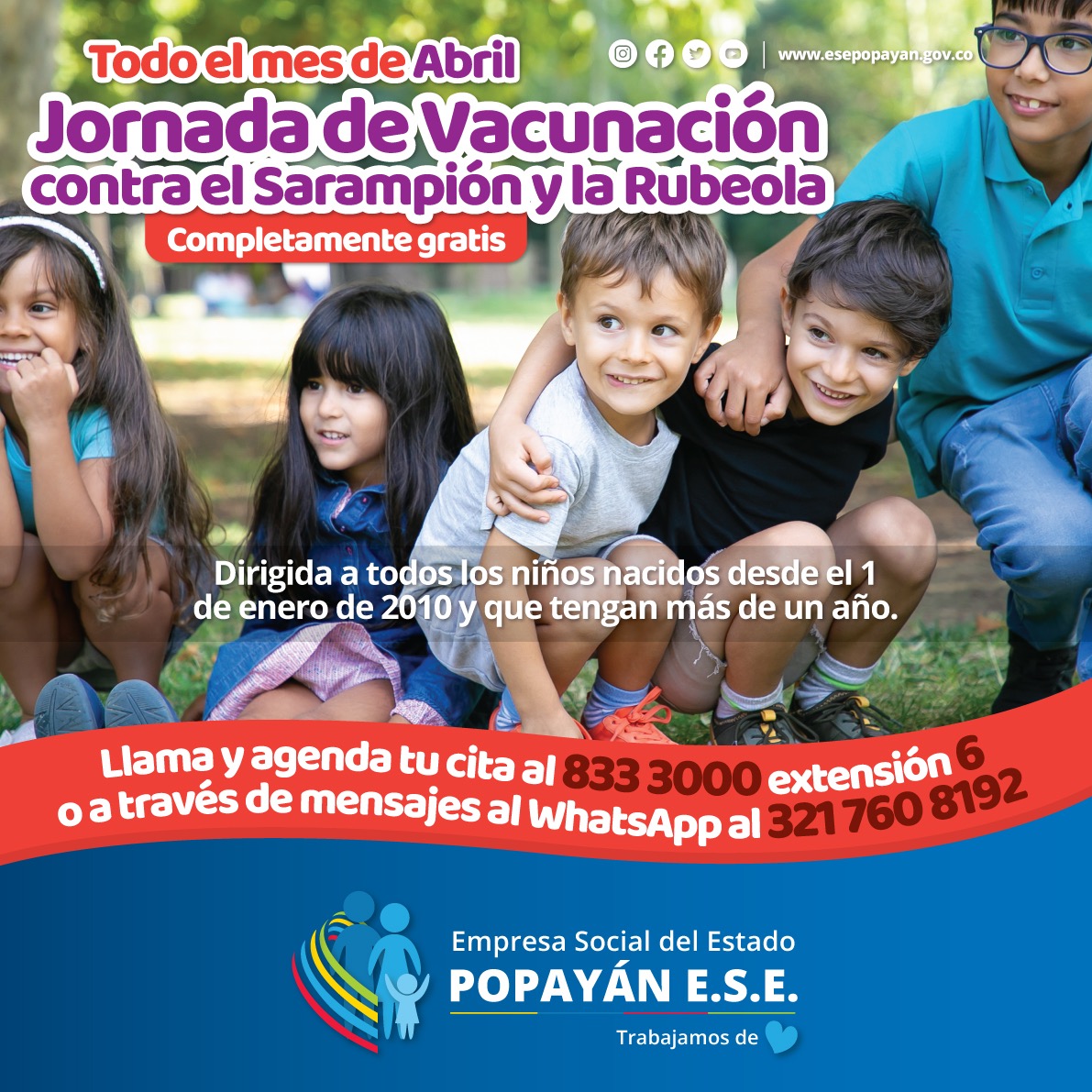 Jornada rubéola y sarampión